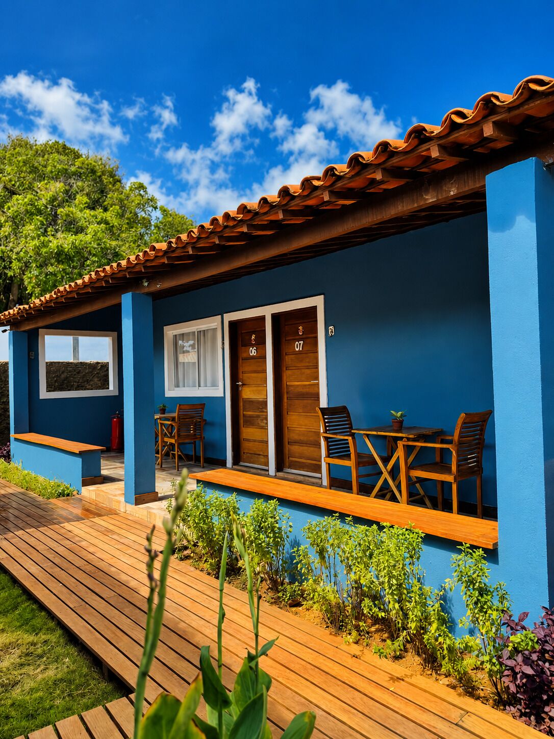 Superior-Zimmer, 1 Schlafzimmer, Veranda, Gartenblick | Lanai (Veranda)