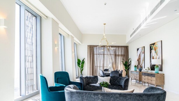 Living area - Luxury Apartment (London)