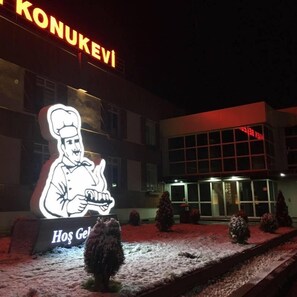 Front of property - evening/night