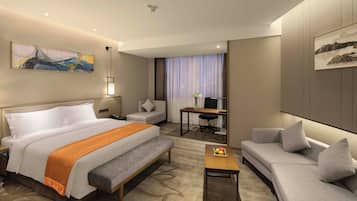 Premium bedding, minibar, in-room safe, blackout drapes