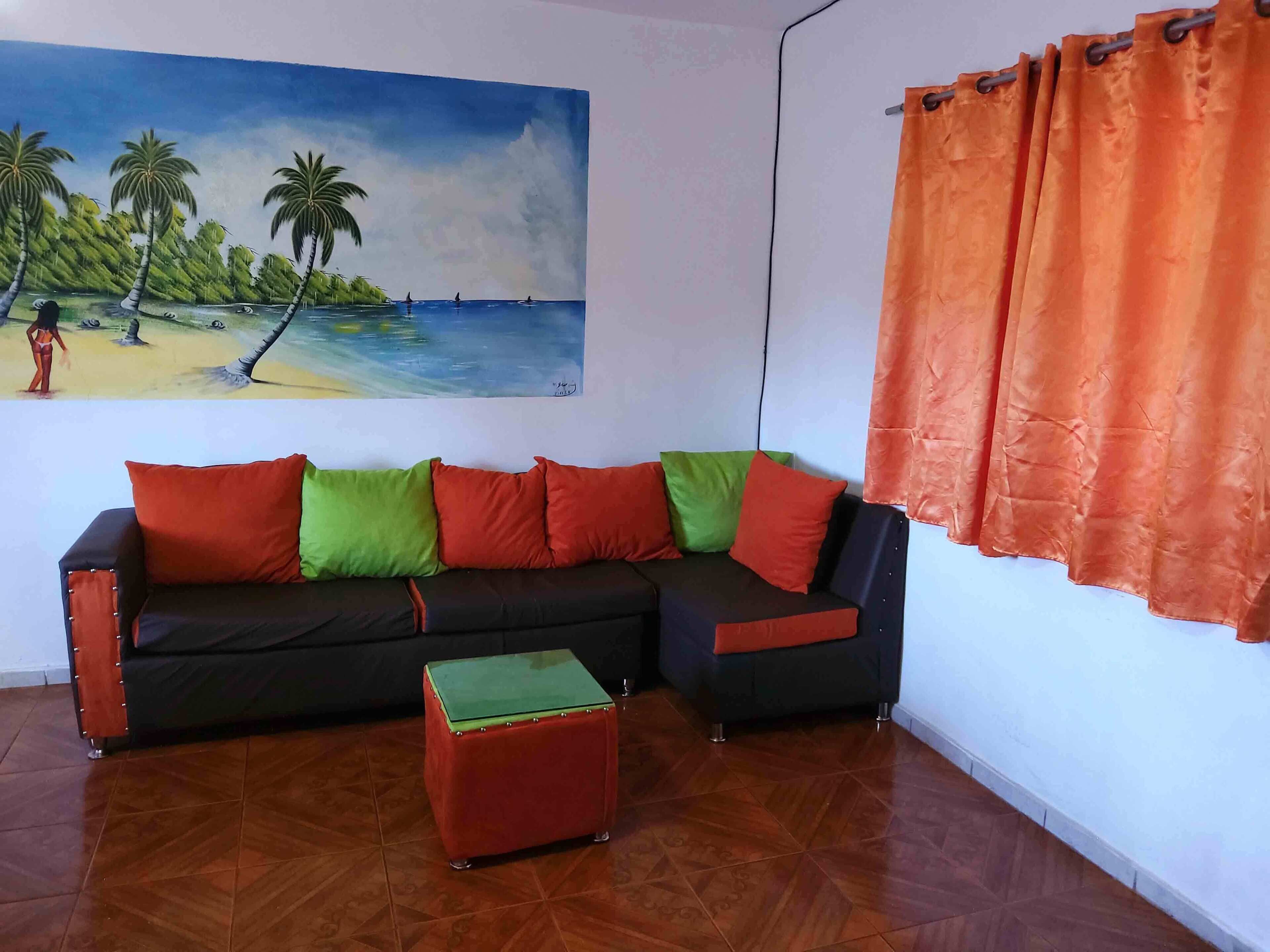 deluxe apartment | living room | flat-screen tv