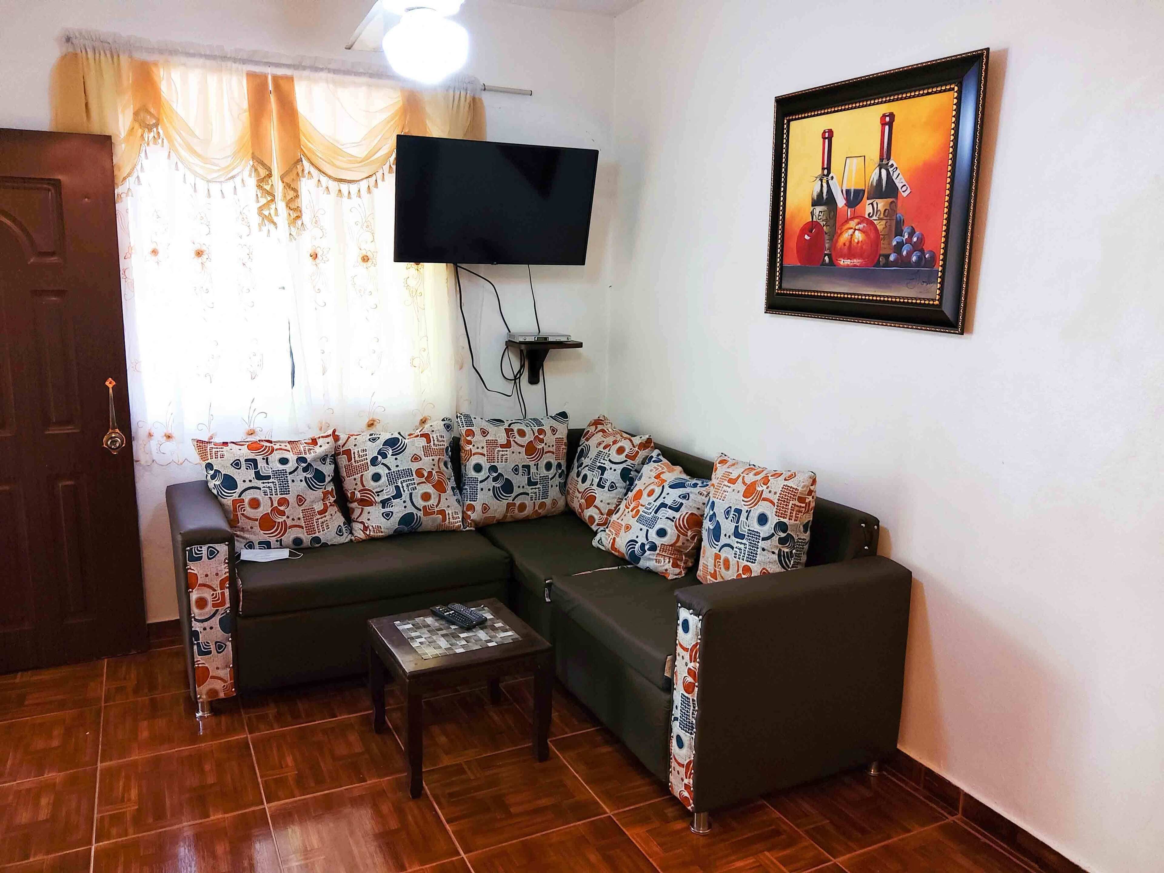 deluxe apartment | living room | flat-screen tv
