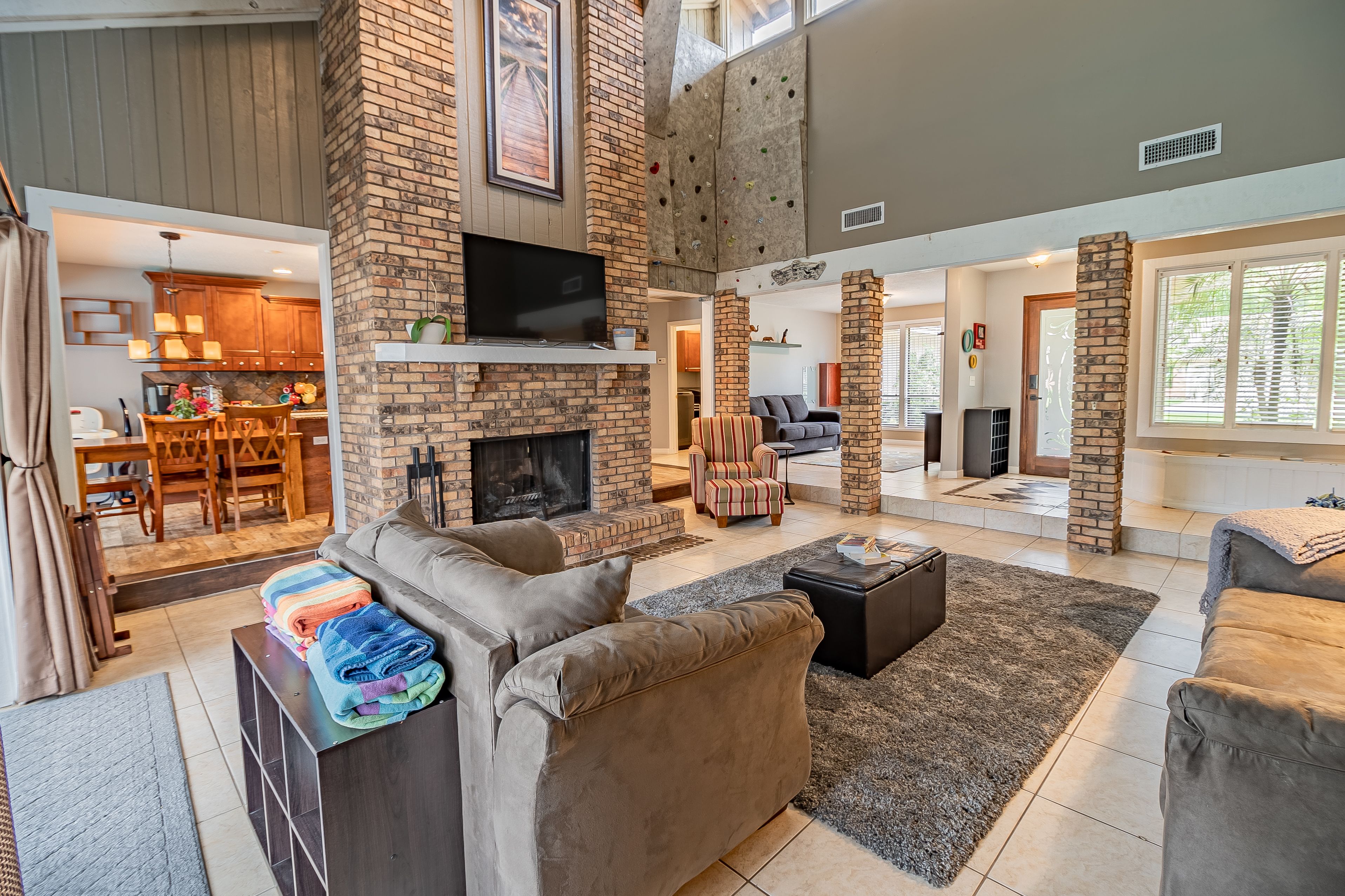 Familie huis | Woonruimte | Flatscreentelevisie