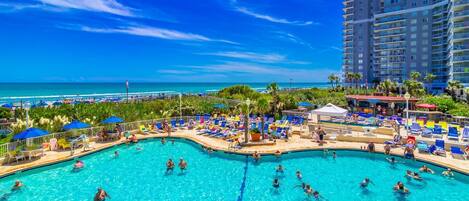 Indoor pool, a heated pool