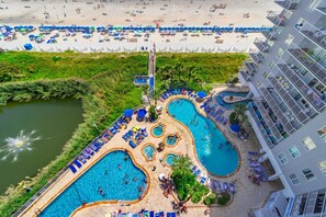 Indoor pool, a heated pool - Sea Watch 1114 (Myrtle Beach)
