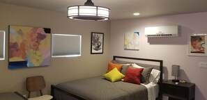 1 chambre, fer et planche à repasser, Wi-Fi gratuit, draps fournis