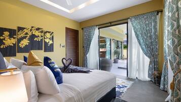 3 bedrooms, in-room safe, soundproofing, iron/ironing board