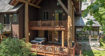 Modern Comforts Near Wisp w/ Hot Tub & Fireplace