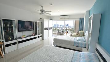 Family Condo | 1 bedroom, in-room safe, individually decorated, individually furnished
