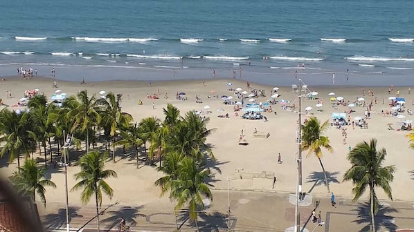 En la playa 