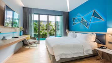 Deluxe Plunge Pool Room | Hochwertige Bettwaren, Select-Comfort-Betten, Minibar, Zimmersafe