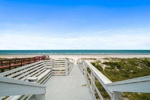 Accommodatie ligt op het strand