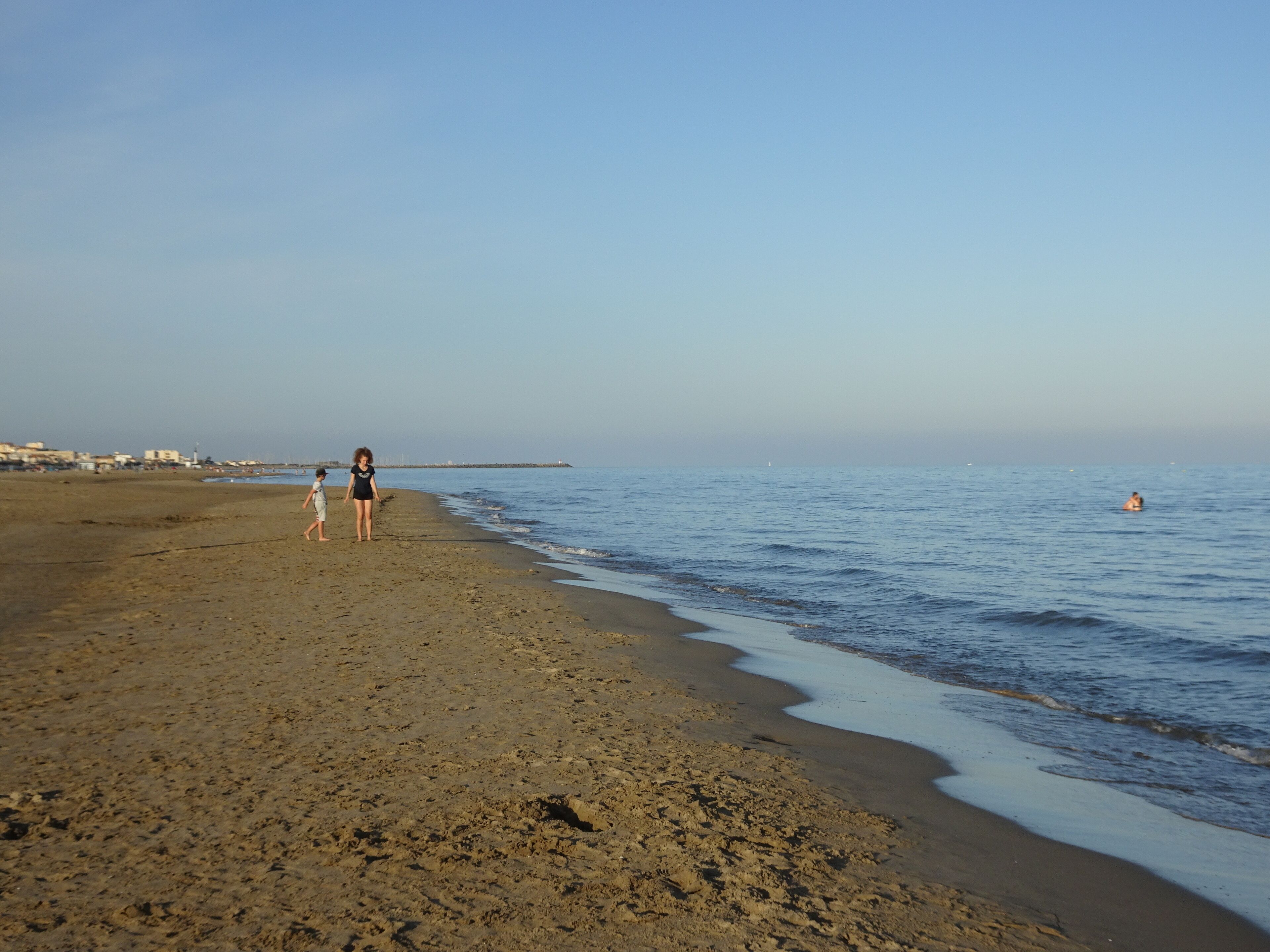 Sun-loungers, beach towels
