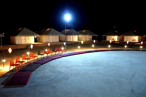 Front of property - evening/night