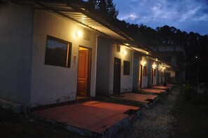 Front of property – evening/night