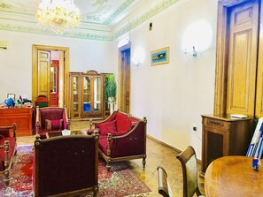 Lobby sitting area