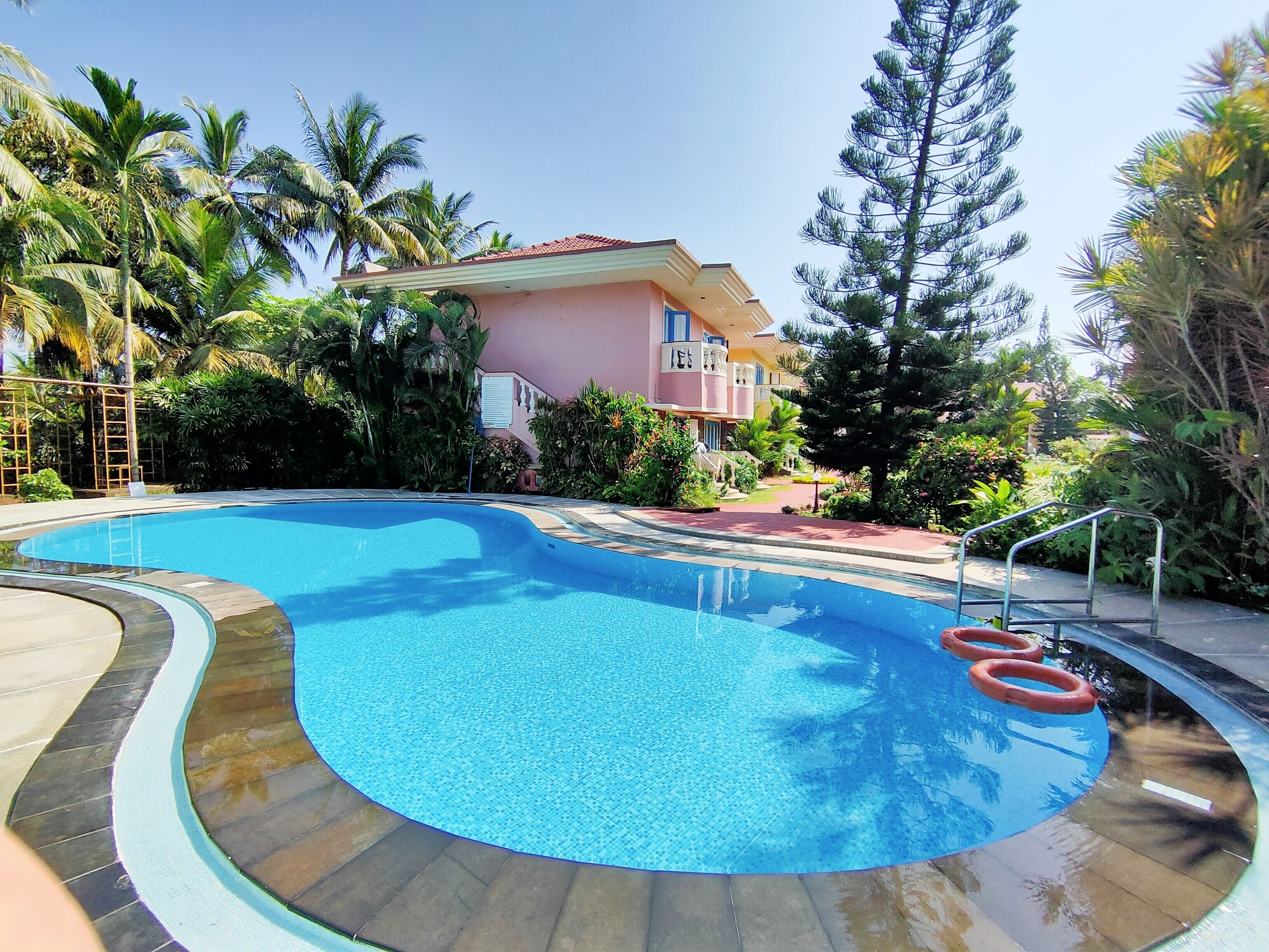 Outdoor pool, open 8:00 AM to 7:30 PM, pool umbrellas, sun loungers