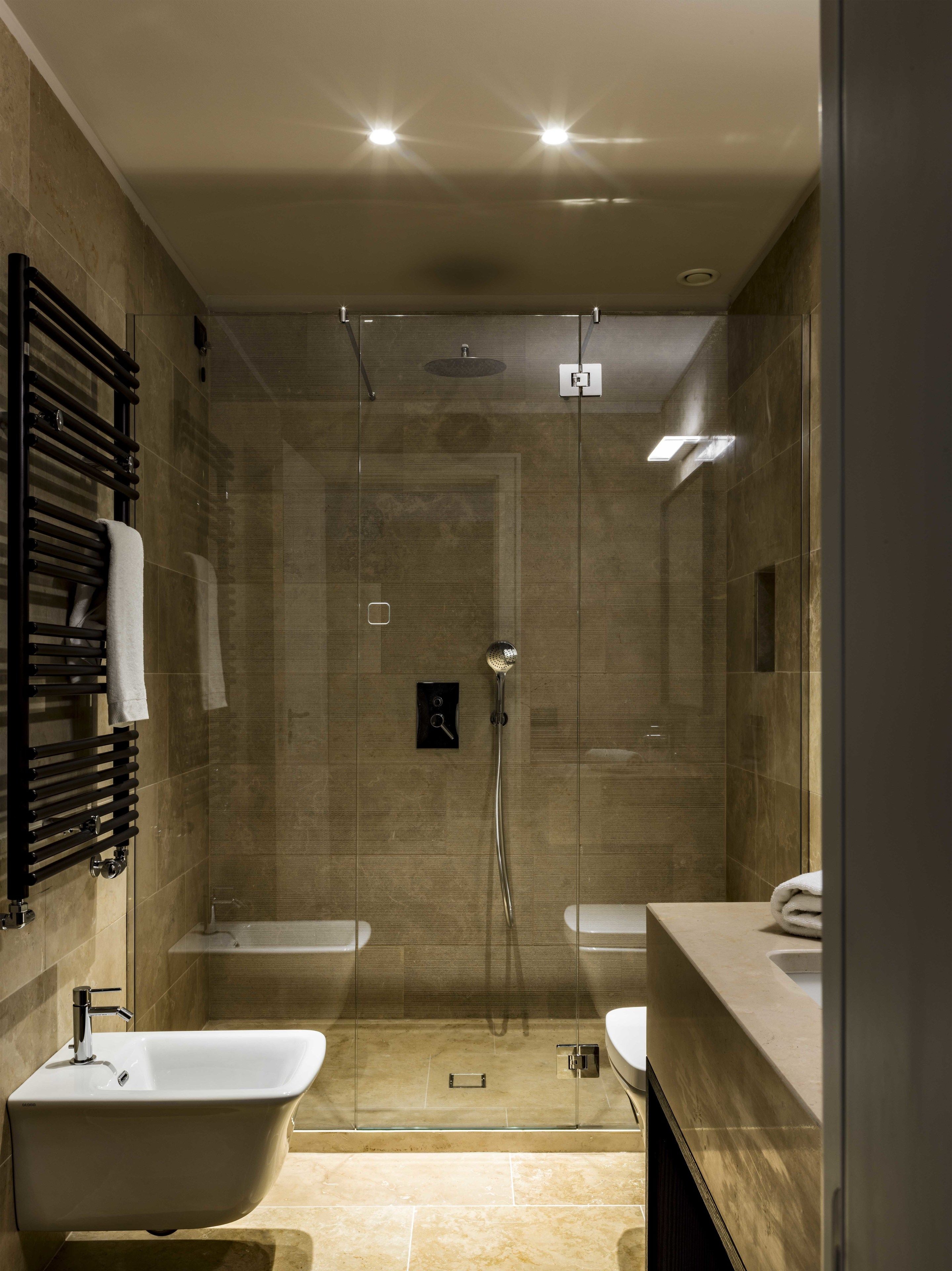 free toiletries, hair dryer, slippers, bidet