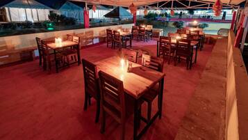 Front of property – evening/night