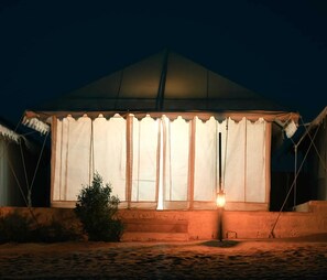 Front of property – evening/night - Shama Desert Camp (Jaisalmer)
