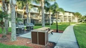 Enjoy al fresco dining and relaxation in our beautifully maintained outdoor space.