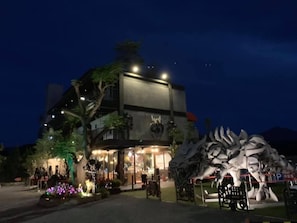 Front of property - evening/night