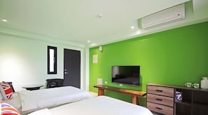View Double Room | Desk, free WiFi, bed sheets - SRC Beipu Impression Homestay (Beipu)