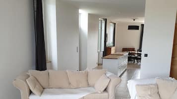 Télévision, cheminée, jeux vidéo, livres