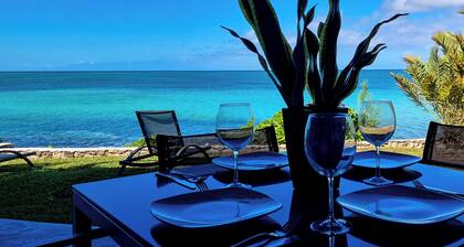 Oceanside house with private tropical garden, kayaks and paddle boards.