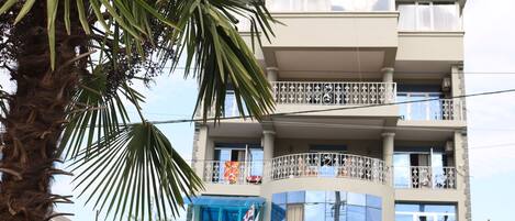 Façade de l’hébergement