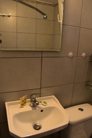 Monolocale | Bagno | Doccia, asciugamani, carta igienica