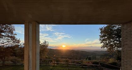 The paradise of relaxation, villa in the Langhe with panoramic views