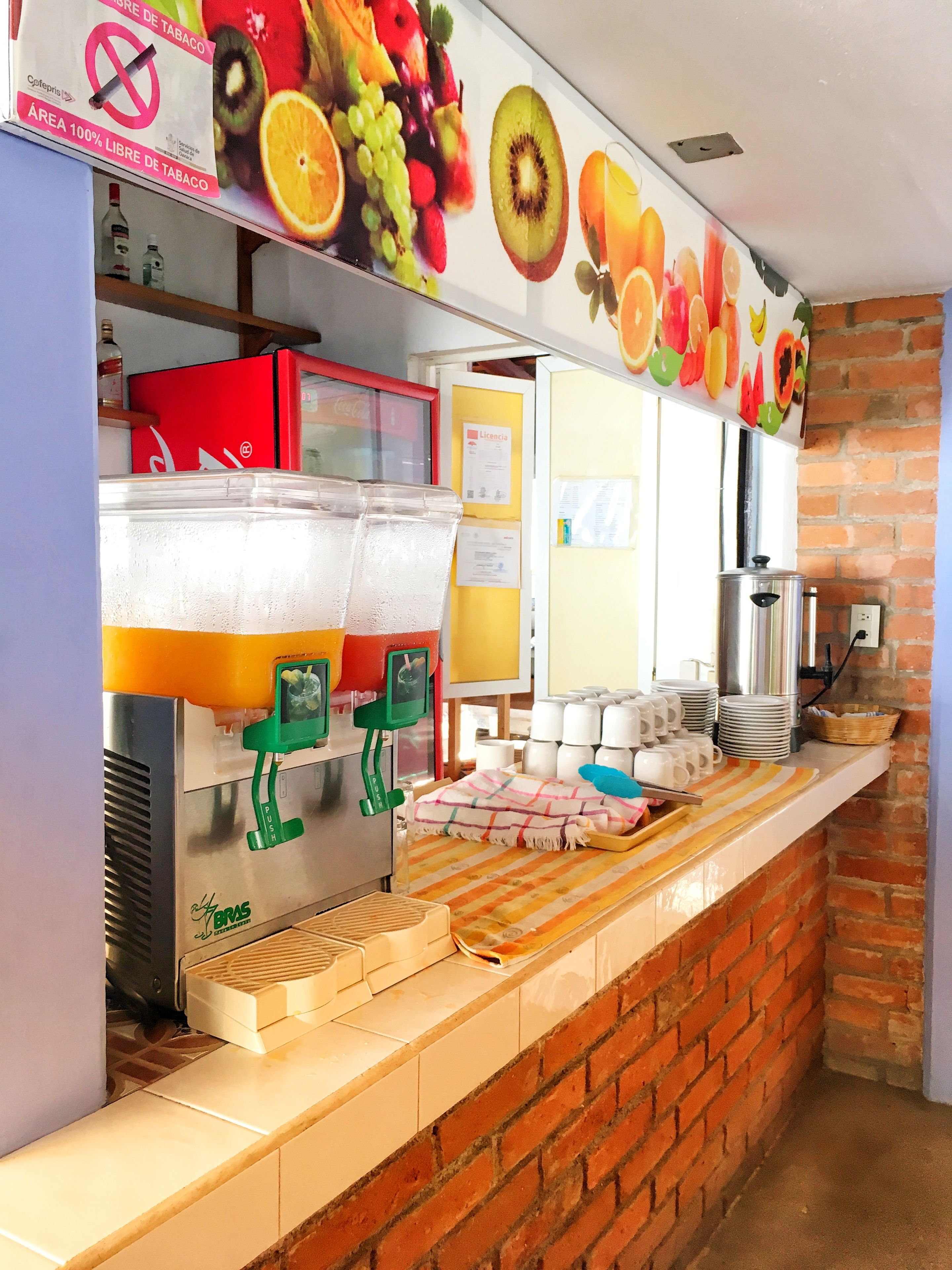 breakfast and lunch served, local cuisine