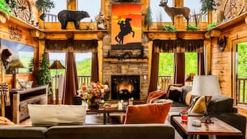 Smart-TV, Kamin, Tischfußball, Videothek