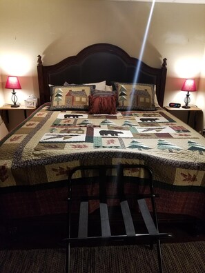 1 bedroom, bed sheets