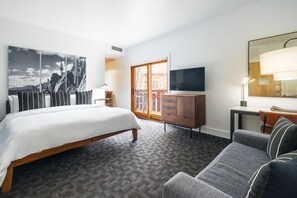 Ropa de cama de alta calidad y minibar 