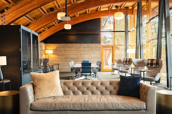 Business center at Gravity Haus Truckee-Tahoe