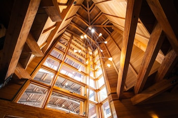 Building design at Gravity Haus Truckee-Tahoe