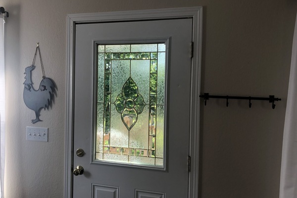 Front door with HOOKS for your jackets