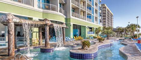 Indoor pool, outdoor pool