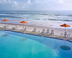Indoor pool, outdoor pool