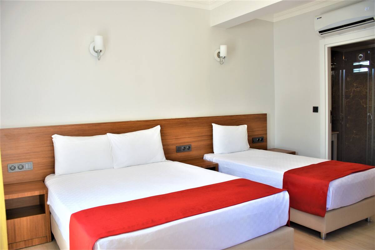 Habitació triple estàndard | Roba de llit d'alta qualitat, minibar i caixa forta a l'habitació
