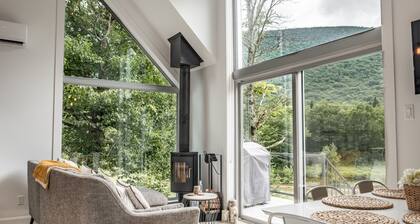 Chalet de style scandinave en pleine nature