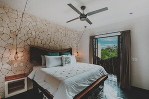 King Suite | Down duvets, in-room safe, individually decorated - Maka Hotel Boutique (Tulum)
