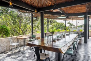 Outdoor dining - Maka Hotel Boutique (Tulum)