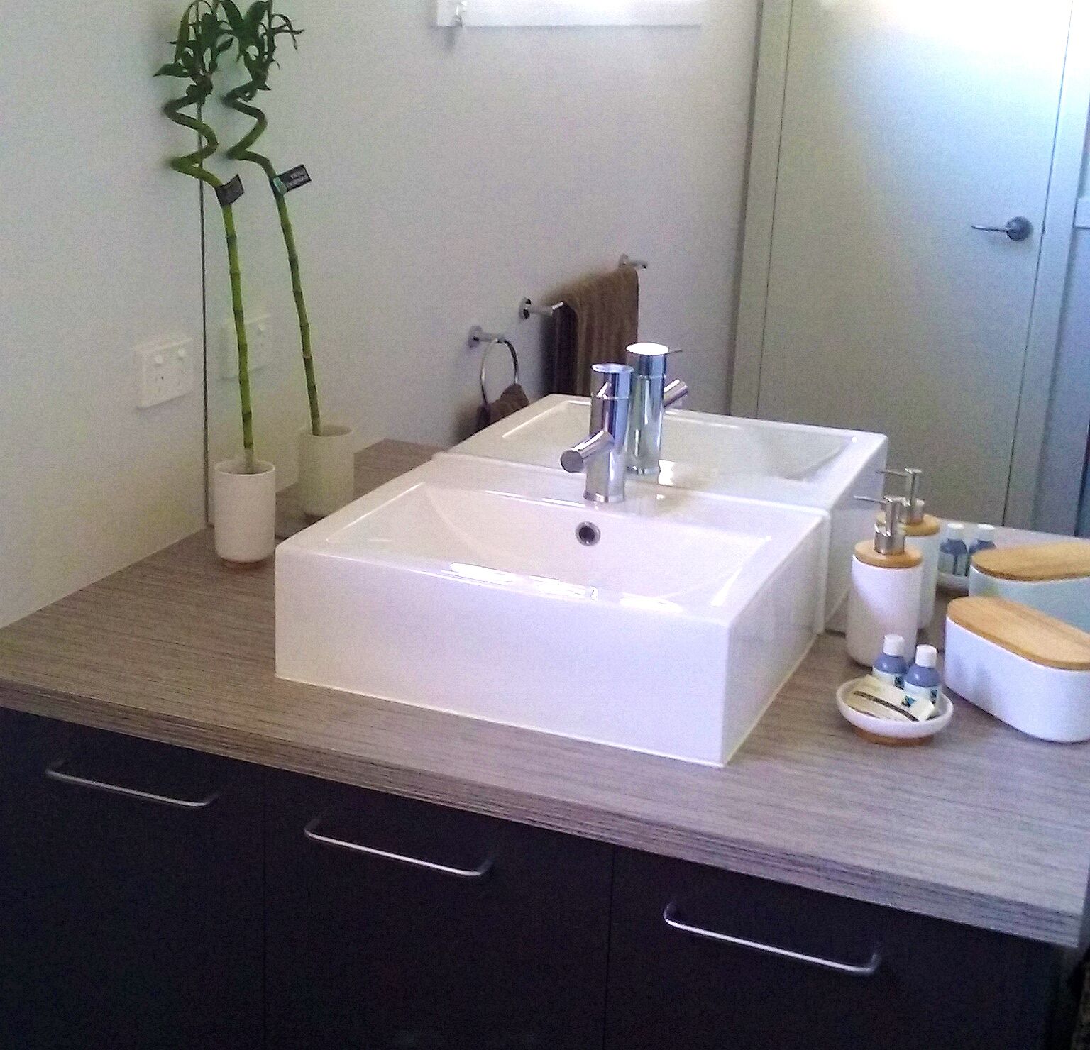 Haartrockner, Handtücher