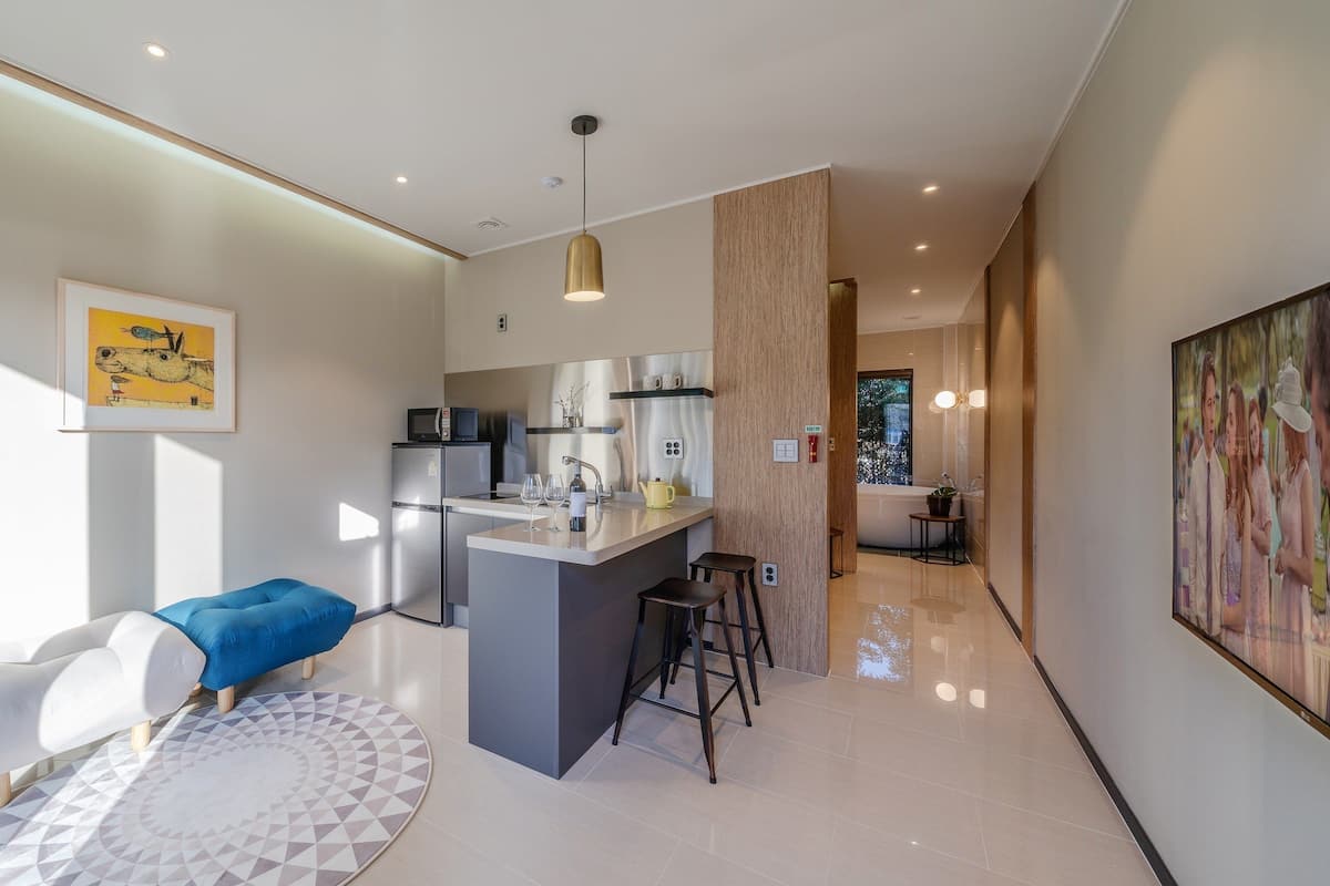 studio (m) | 1 bedroom, blackout curtains, soundproofing, free wifi