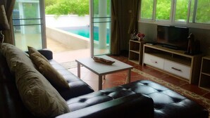 3-Bedroom Pool Villa | Living room - Kirinakara Resort HuaHin (Hua Hin)