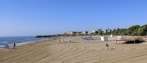 On the beach