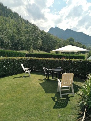 Outdoor dining - Appartamento Con Giardino (Villeneuve)